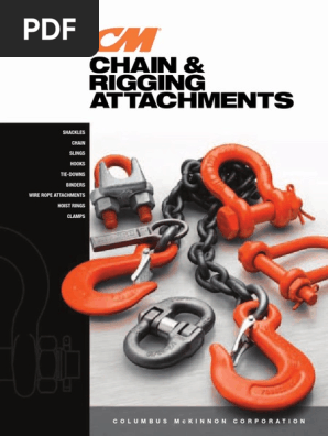 CM Chain Rigging Catalogue | PDF | Crane (Machine) | Radio