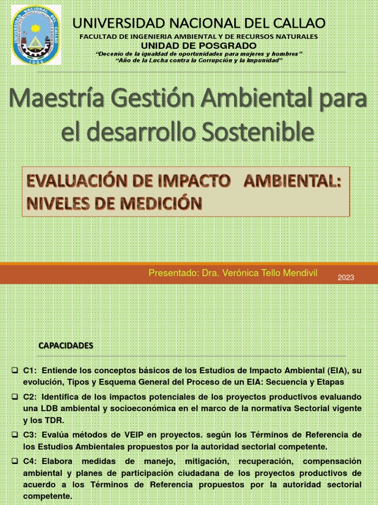 Evaluación de Impacto Ambiental en Proyectos | PDF | Evaluación de ...
