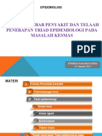 Konsep Penyebab Penyakit Dan Telaah Penerapan Triad Epidemiologi Pada Masalah Kesmas