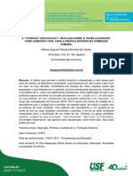 A Parresia Em Foucault Um Olhar Sobre o Dizer a Verdade Como Exercicio Vital Para a Pratica Docente Na Formacao Humana 1