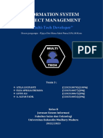 SI'B - KELOMPOK 3-MULTI - TECH DEV - Information System Project Management