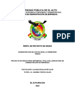 Universidad Pública de El Alto: Carrera de Administración de Empresas