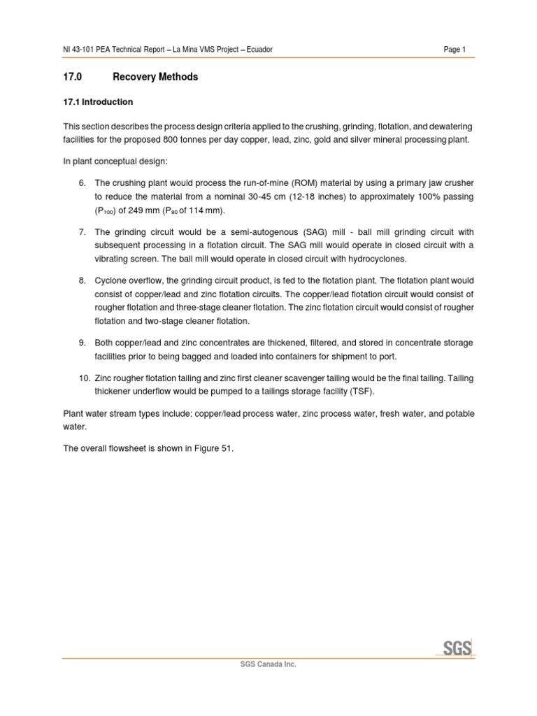 La Plata PDF Mill (Grinding) Mining