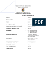 Tarea N 03 Cambios de Formacion Cuarto Peloton