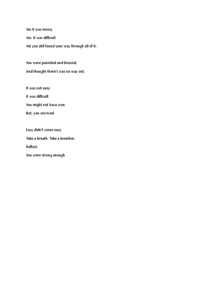 Free Poem PDF