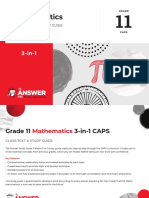 GR 11 Maths 3 in 1 Extracts