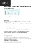 Some Basic Concepts of Macroeconomics