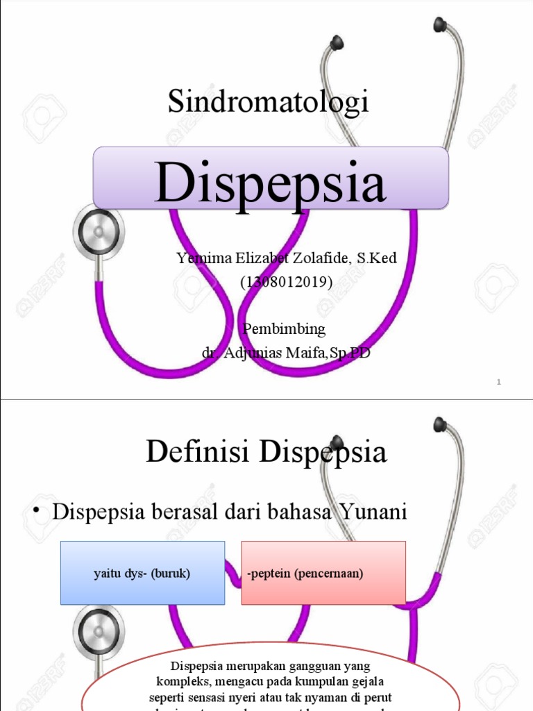 SINDROM DISPEPSIA Mimaa | PDF | Kesehatan Holistik | Sains & Matematika