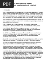 A evolução das regras