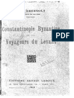 Constantinople Byzantine Et Les Voyageurs Du Levant