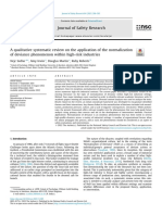 A Qualitative Systematic Review On The Application of The Normalization of Deviance Phenomenon Within High-Risk Industries