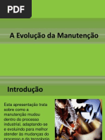 A Evolução da Manutenção
