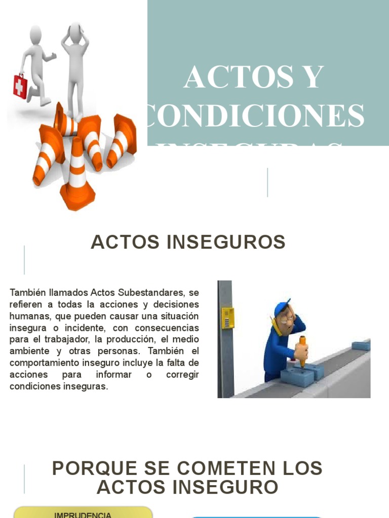 Actos y Condiciones Inseguras | PDF