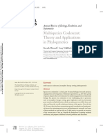 Multispecies Coalescent: Theory and Applications in Phylogenetics