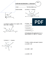 Exam. Mat 3 - Ángulos