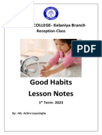 Good Habits - 2023