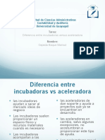 Diferencia Entre Incubadoras Versus Aceleradora