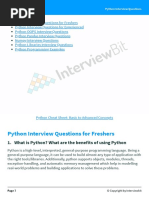 Python Interview Questions