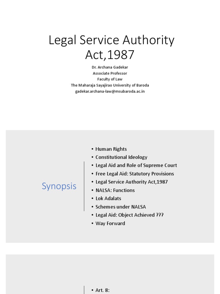 On Nalsa Download Free PDF Legal Aid Right To Counsel