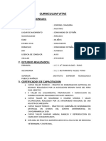 Curriculum Vitae Fustino