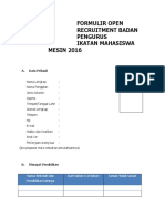 Formulir XPendaftaran XBPXIMMXFTUIX2016