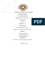 Comunicacion de Resultados de Sistematizacion