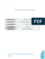 PMPG 5012 Project Procurement Management