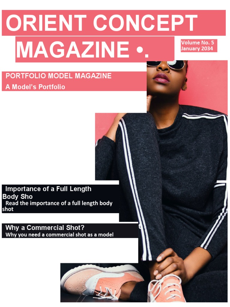 Free Portfolio Model Magazine Template | PDF | Magazines | Entertainment