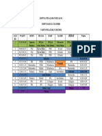 Jadwal Pelajaran Kelas 8a