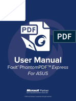 FoxitPhantomPDFExpress70 ASUS Manual