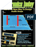 60W NDFL Amplifier ETI-1983 Reg PSU