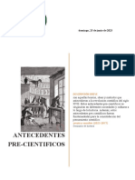 Antecedentes Pre-Científicos