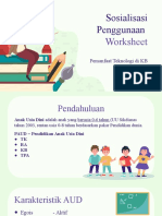 Sosialisasi Worksheet