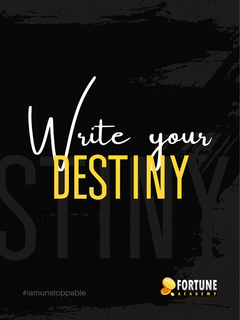 Write Your Destiny PDF Mindfulness Breathing