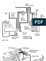 Vacuum Diagram (Tacoma 2.7L 4-Cyl.