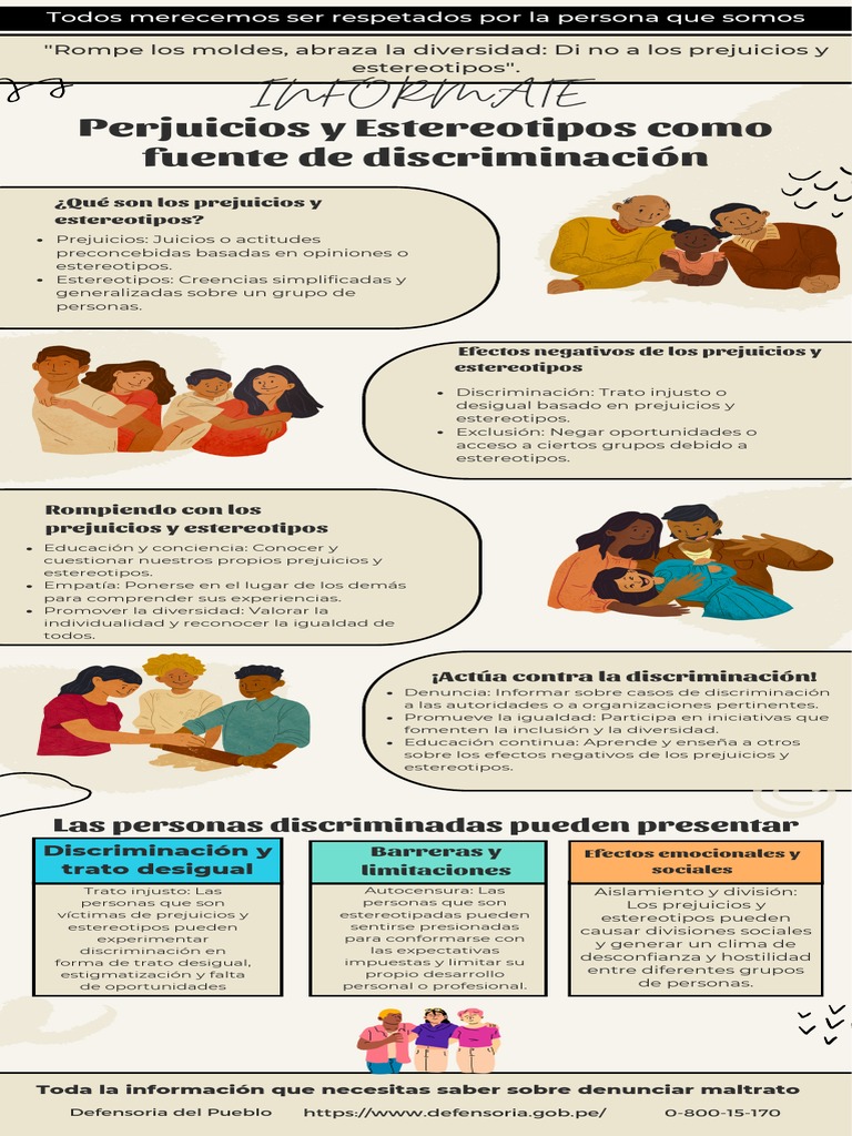 ¿Qué Son Los Prejuicios y Estereotipos | PDF | Estereotipos | Prejuicios