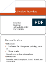 Barium Swallow