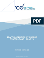 Traffic Collision Avoidance System T-Cas Acas 7.1