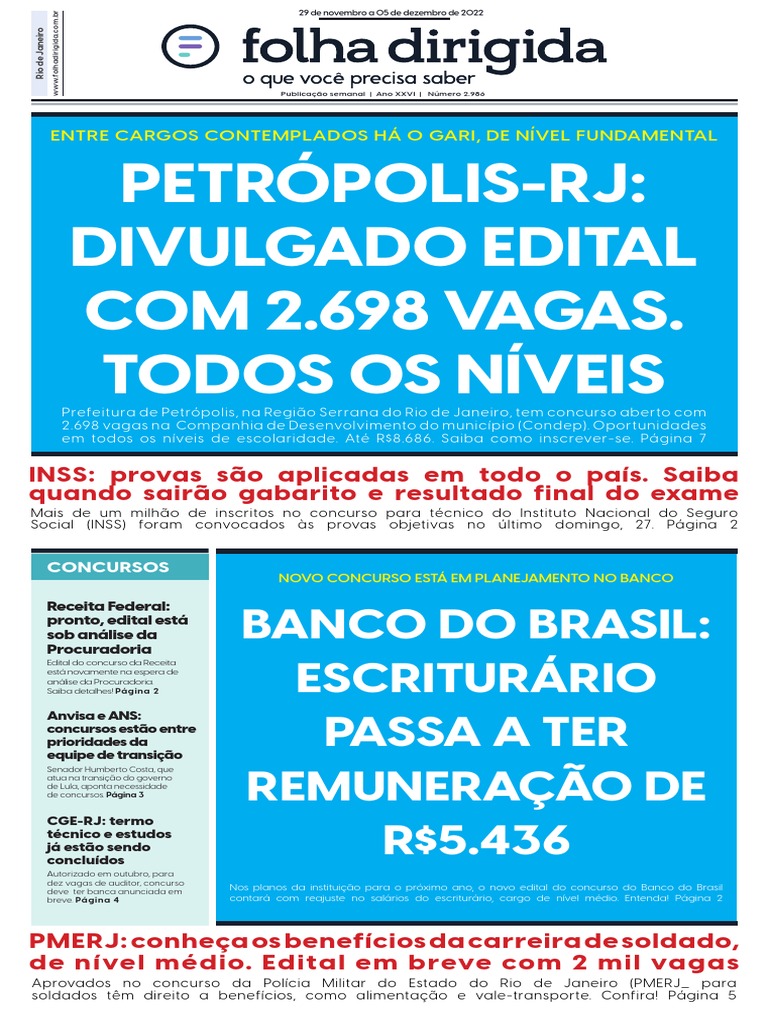 Concurso do IFRJ: publicado novo edital p/ técnico-administrativo