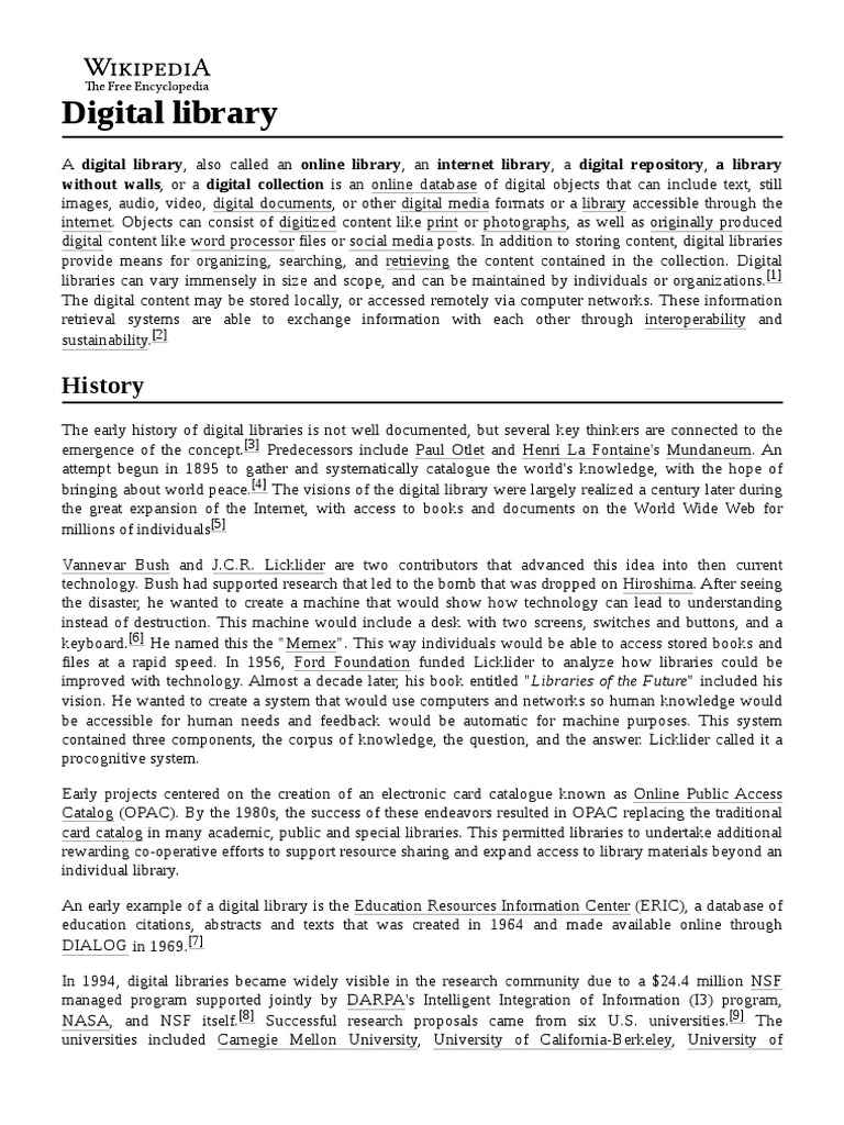Digital Library PDF Digital Library Libraries