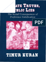 Timur Kuran - Private Truths, Public Lies - The Social Consequences of Preference Falsification-Harvard University Press (1995)