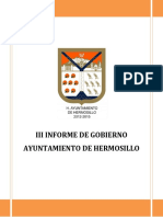 Tercer Informe de Gobierno Alejandro Lopez Caballero