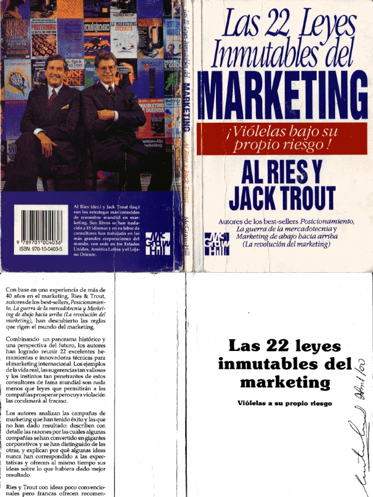 Al Ries y Jack Trout - Las 22 Leyes Inmutables Del Marketing | PDF