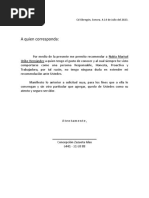 Carta de Referencia Vecinal | PDF
