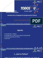 Introducción Al Lenguaje de Programación Python