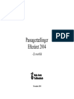 Passagertællinger Efteråret 2004 - Et Overblik - November 2004 - Vejle Amts Trafikselskab