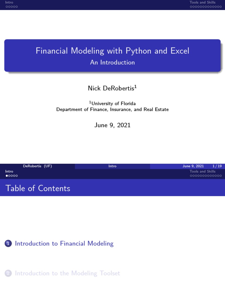 s1-financial-modeling-with-python-and-excel-pdf-microsoft-excel