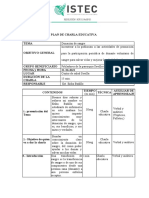 Plan de Charla Donacion de Sangre Centro de Salud Sevilla