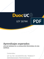 Ley 16.744 Accidentes Del Trabajo