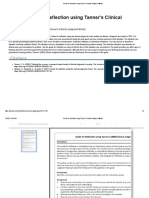 Guide For Reflection Using Tanner's Clinical Judgment Model